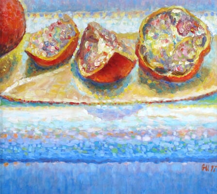 Pomegranates by Gosia Urbanowicz