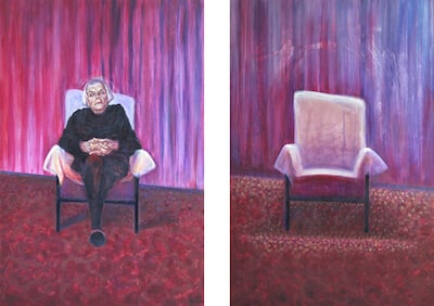 Requiem For Doris Crook (Diptych) by Gosia Urbanowicz